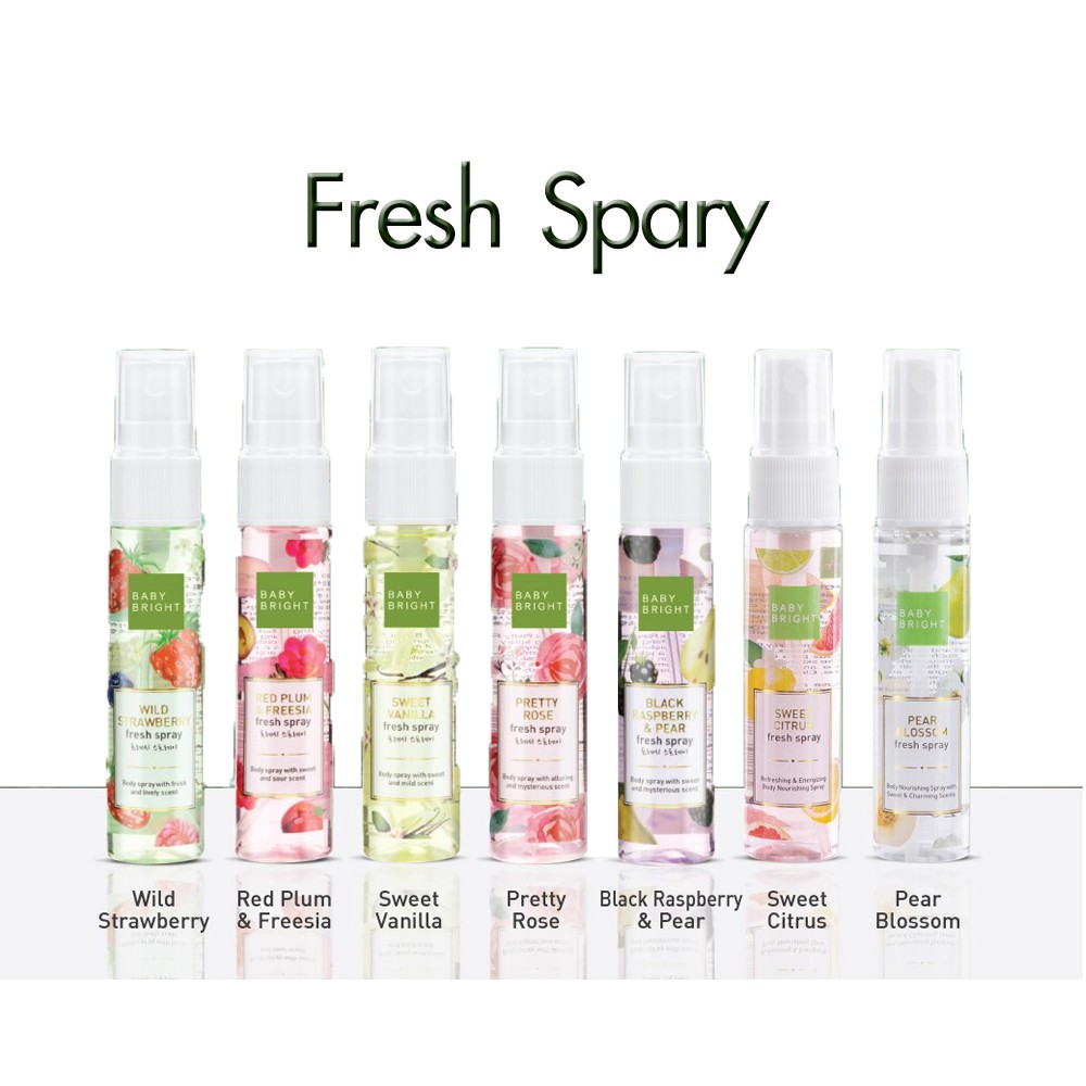 BABY BRIGHT เบบี้ไบร์ท เฟรชสเปรย์ (20 มล) Fresh Spray (20 ML)
