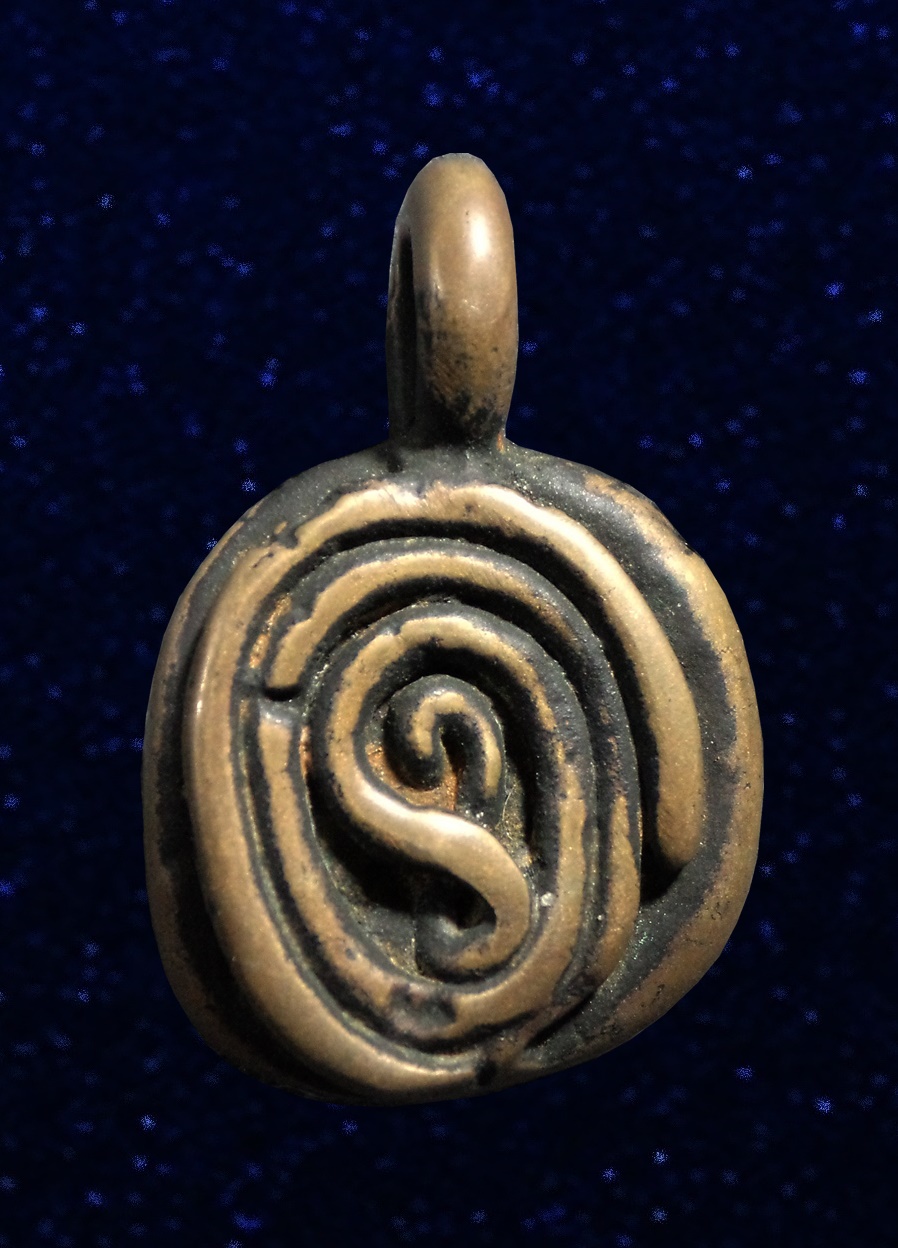 เหรียญหล่อโบราณ พระปิดตา เนื้อโลหะผสม