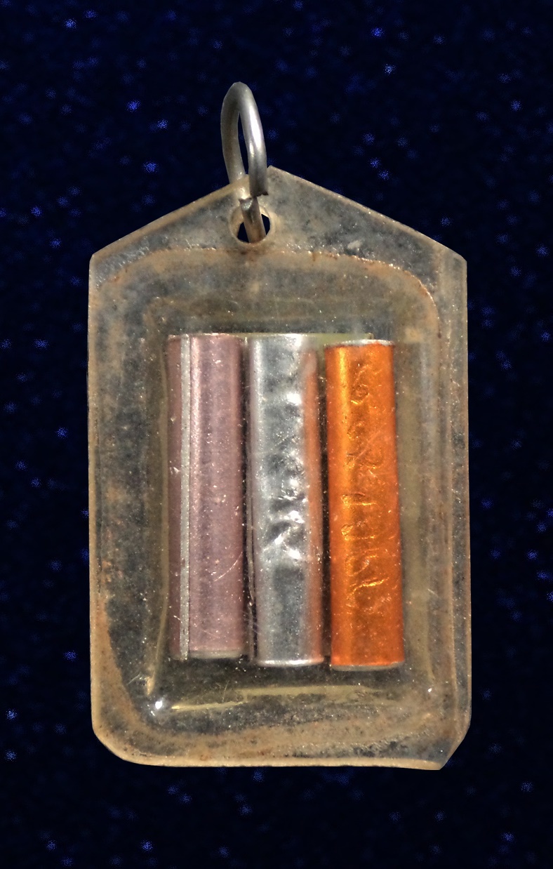 รูปถ่ายนางกวัก หลังตะกรุด3ดอก หลวงพ่อสุด วัดกาหลง สมุทรสาคร