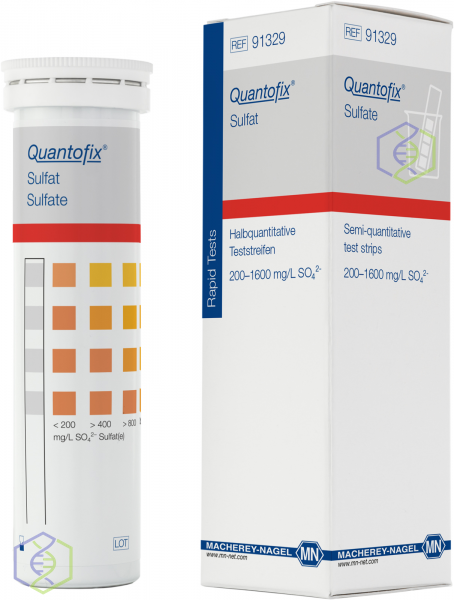 Sulfate Quantofix Test Paper 200-1600 mg/l (กระดาษทดสอบค่าซัลเฟต) - Quantofix (Germany)