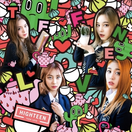 ( Pre-Order ) HIGHTEEN 2nd Mini Album Teen Love + Limited Poster วางจำหน่าย 18 / 4 / 2018