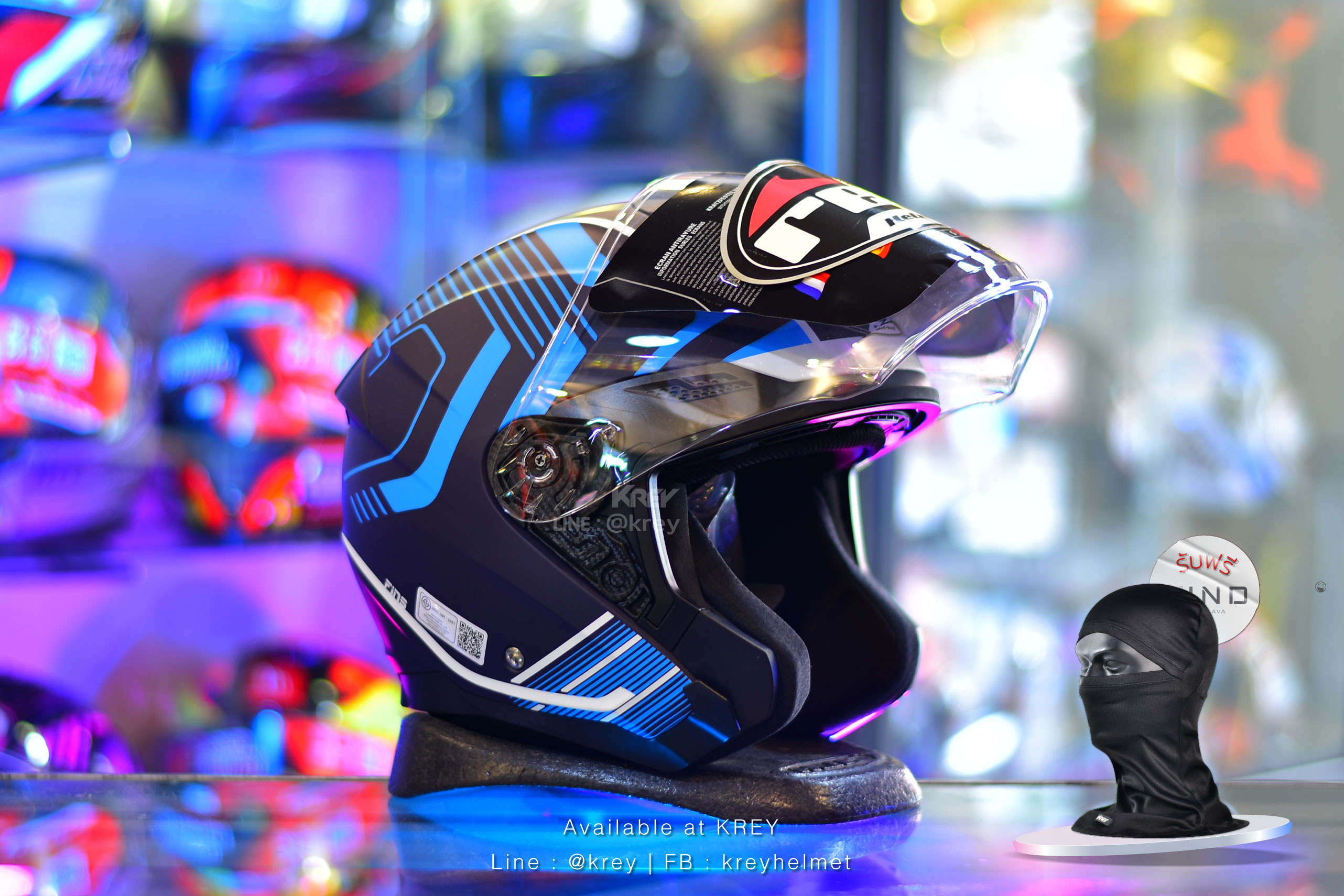 Real model Havana Fins Blue Matt