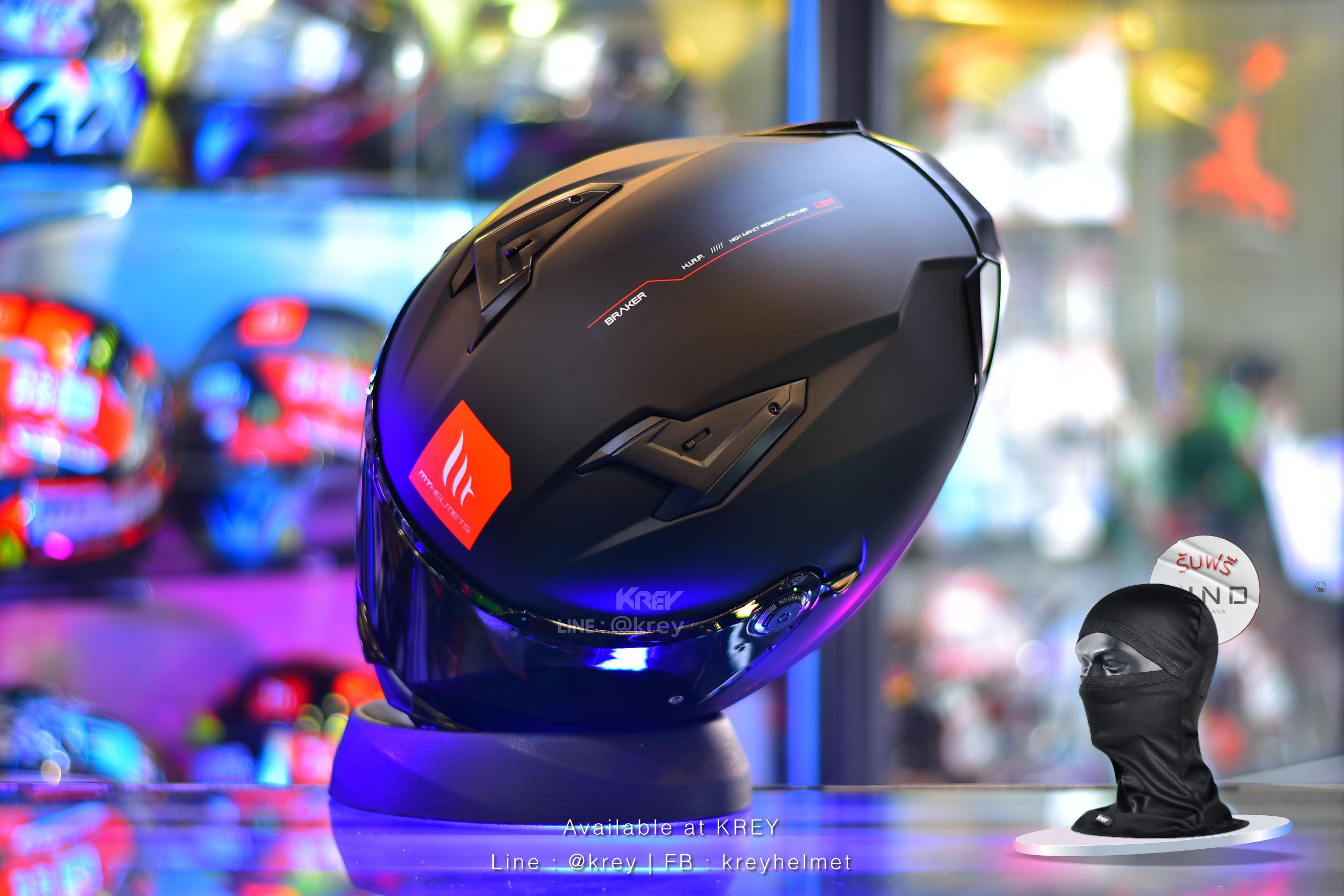 MT model BRAKER SV SOLID MATT BLACK