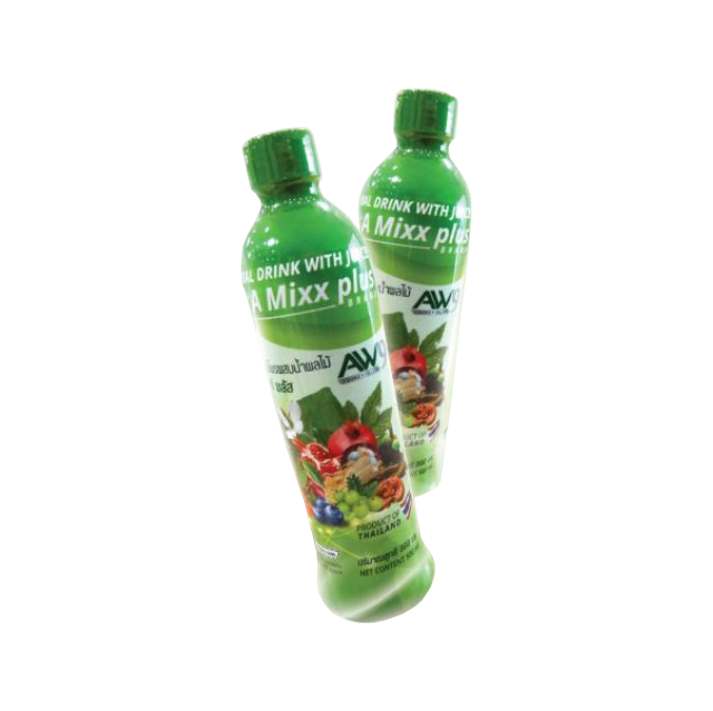 A MIXX PLUS เครื่องดื่มสมุนไพรผสมน้ำผลไม้ AW9