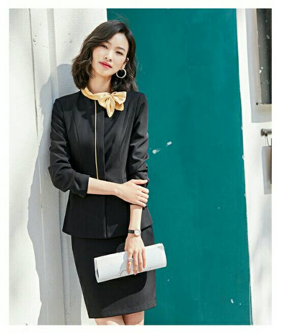 ชุดสูท ชุดพนักงานต้อนรับโรงแรม ชุดพนักงานออฟฟิศ