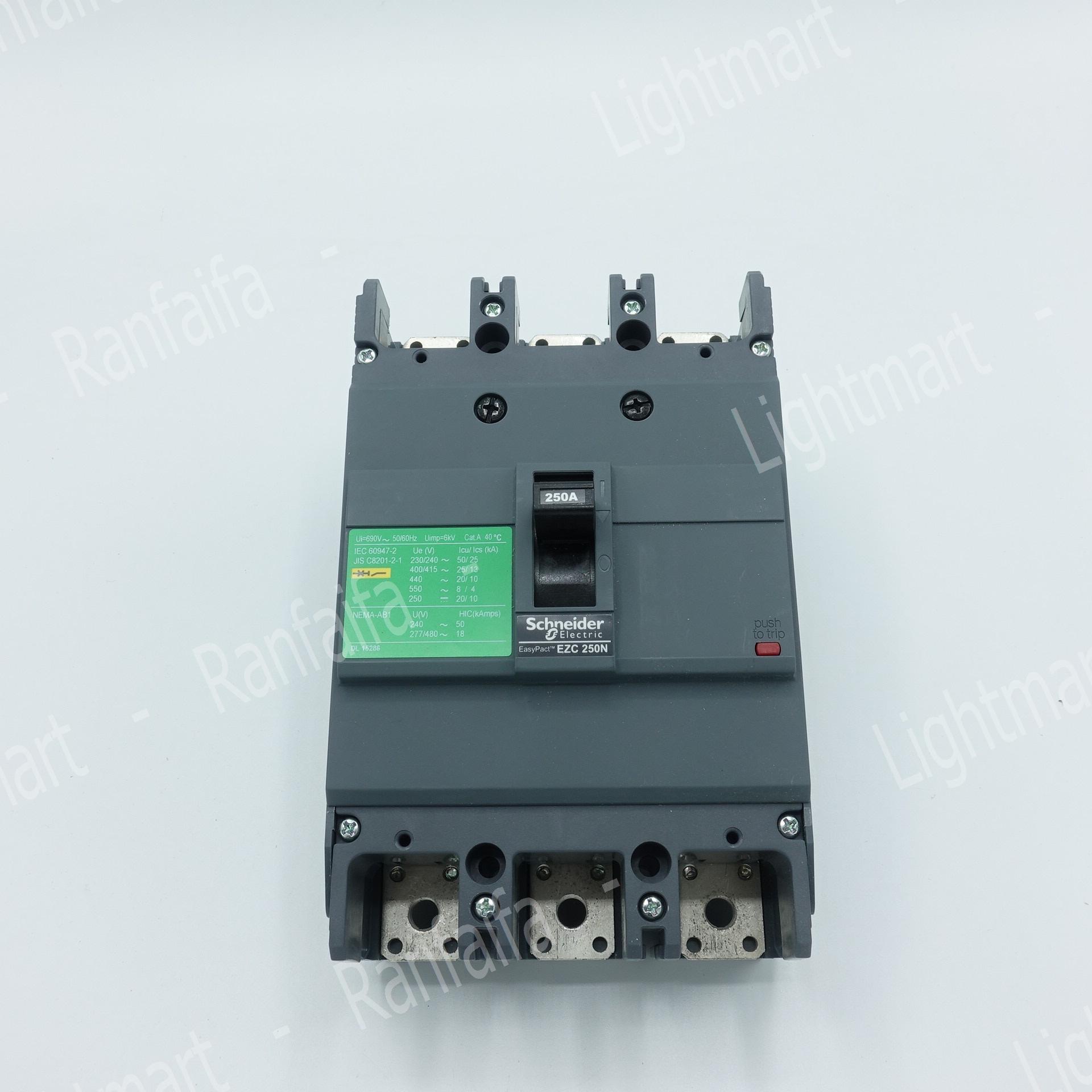 เมนเบรกเกอร์ 3P EZC250N (25kA) Schneider