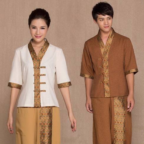 ชุดนวดแผนไทย ชุดสปาไทย ชุดนวดไทยสปา