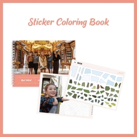 ( Pre-Order ) REDVELVET Sticker Coloring Book วางจำหน่าย 22 / 9 / 2020
