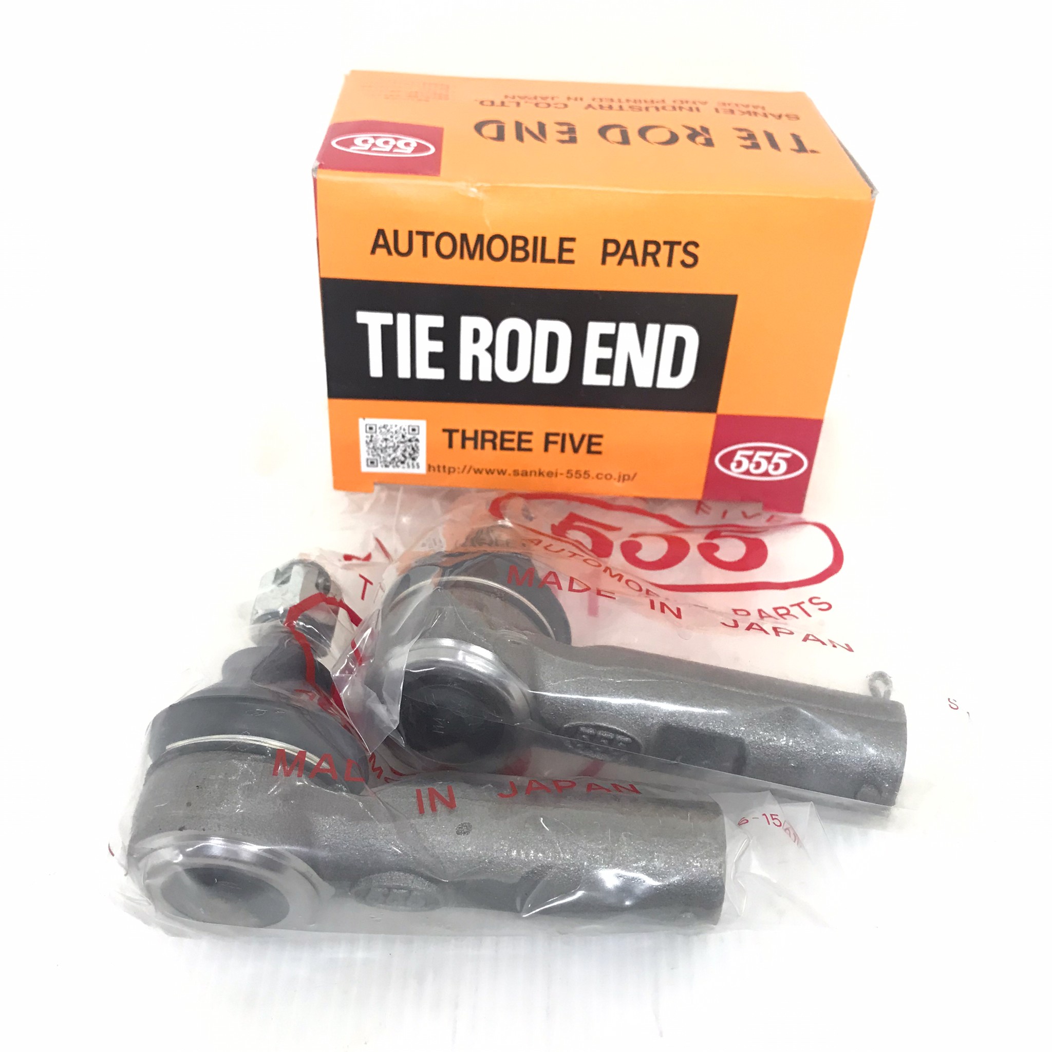 ลูกหมากคันชักสั้น TOYOTA VIGO 2WD / INNOVA โตโยต้า วีโก้ อินโนว่า / เบอร์ SE-3881 / ยี่ห้อ 555 / Three Five (TIE ROD END) 1 คู่ (JAPAN)