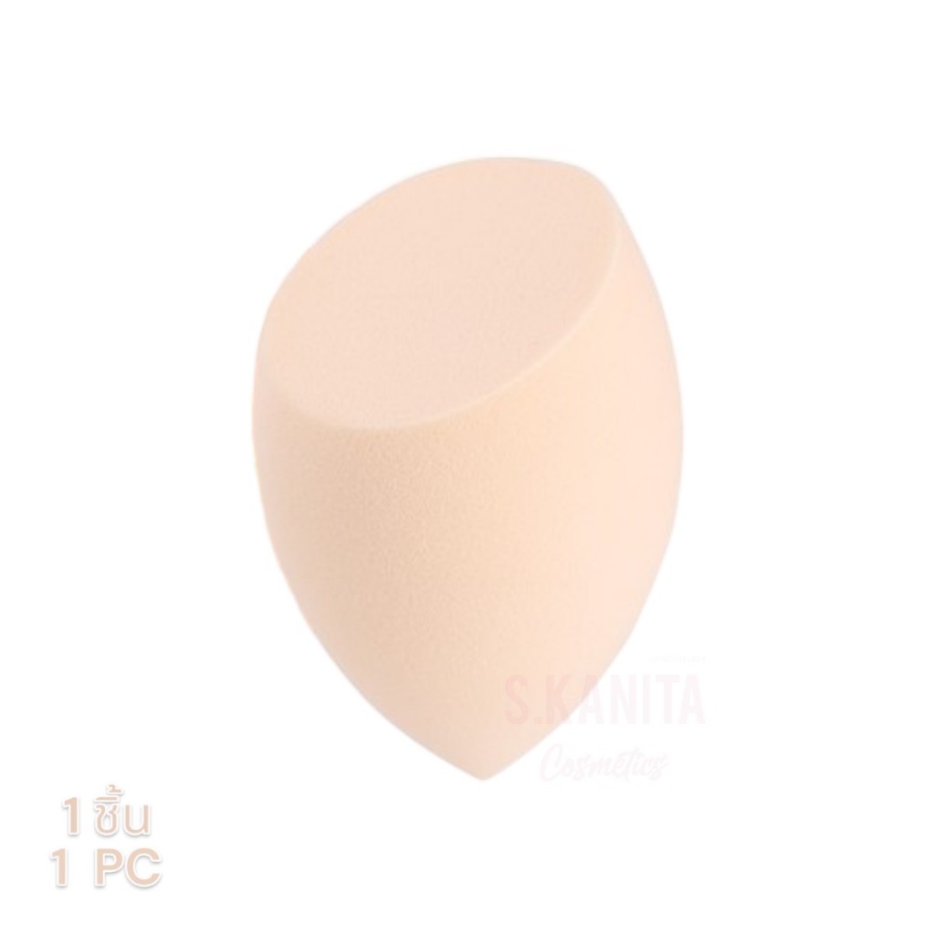 ฟองน้ำหัวตัดแต่งหน้า 1 ชิ้น(สีสุ่ม)