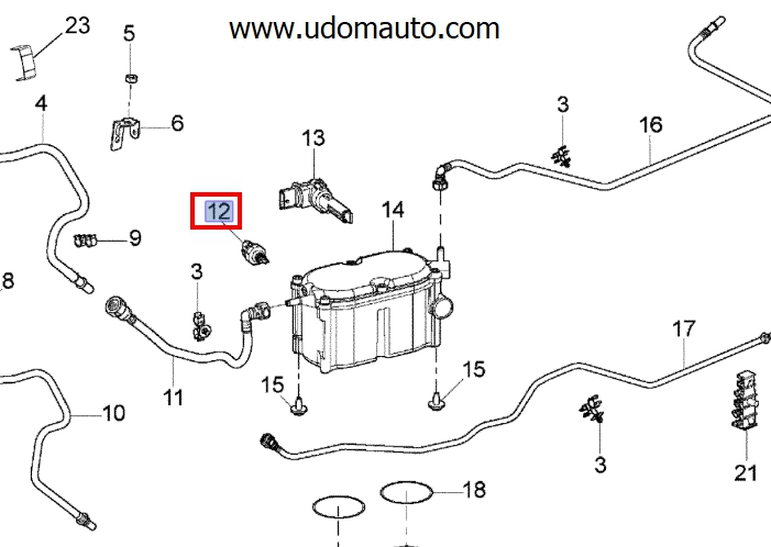 เซ็นเซอร์ระดับเชื่้อเพลิง CHEVROLET COLORADO โคโลลาโด ปี2012 /GMแท้