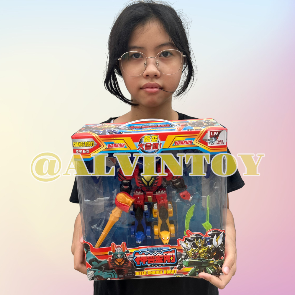 หุ่นยนต์ ประกอบร่าง Inter Change robot หุ่นยนต์แปลงร่าง แยกร่างได้