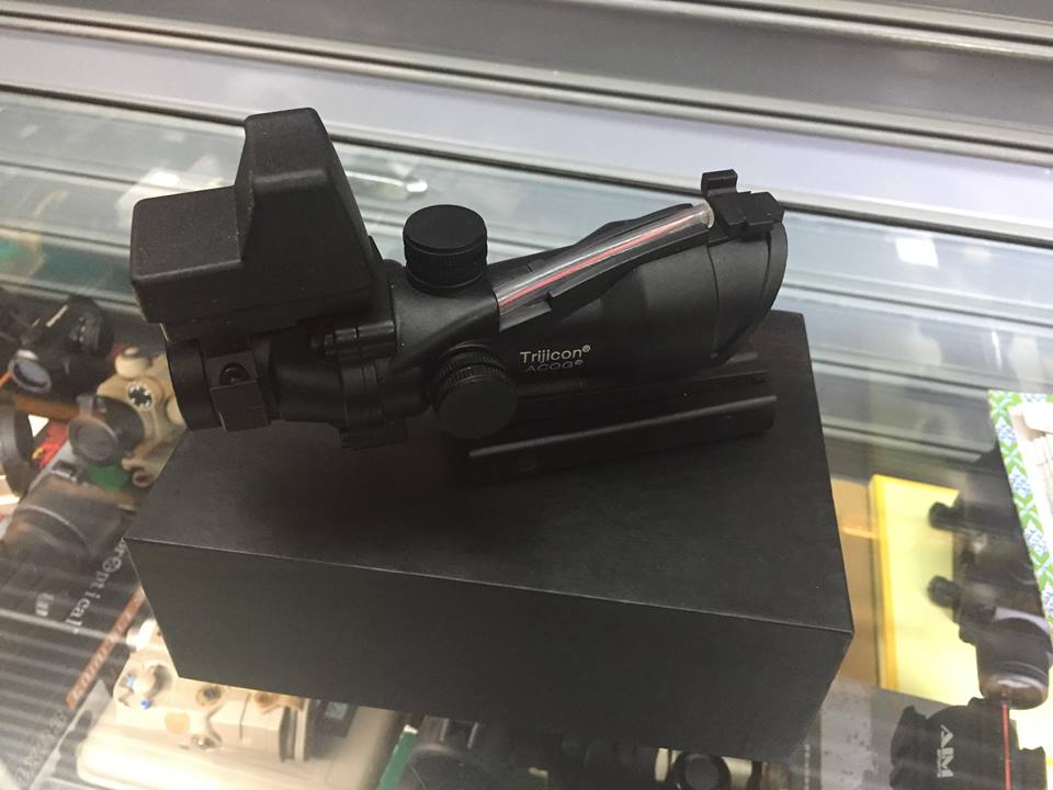 ACOG 4X32 Rifle Scope + Micro Red Dot