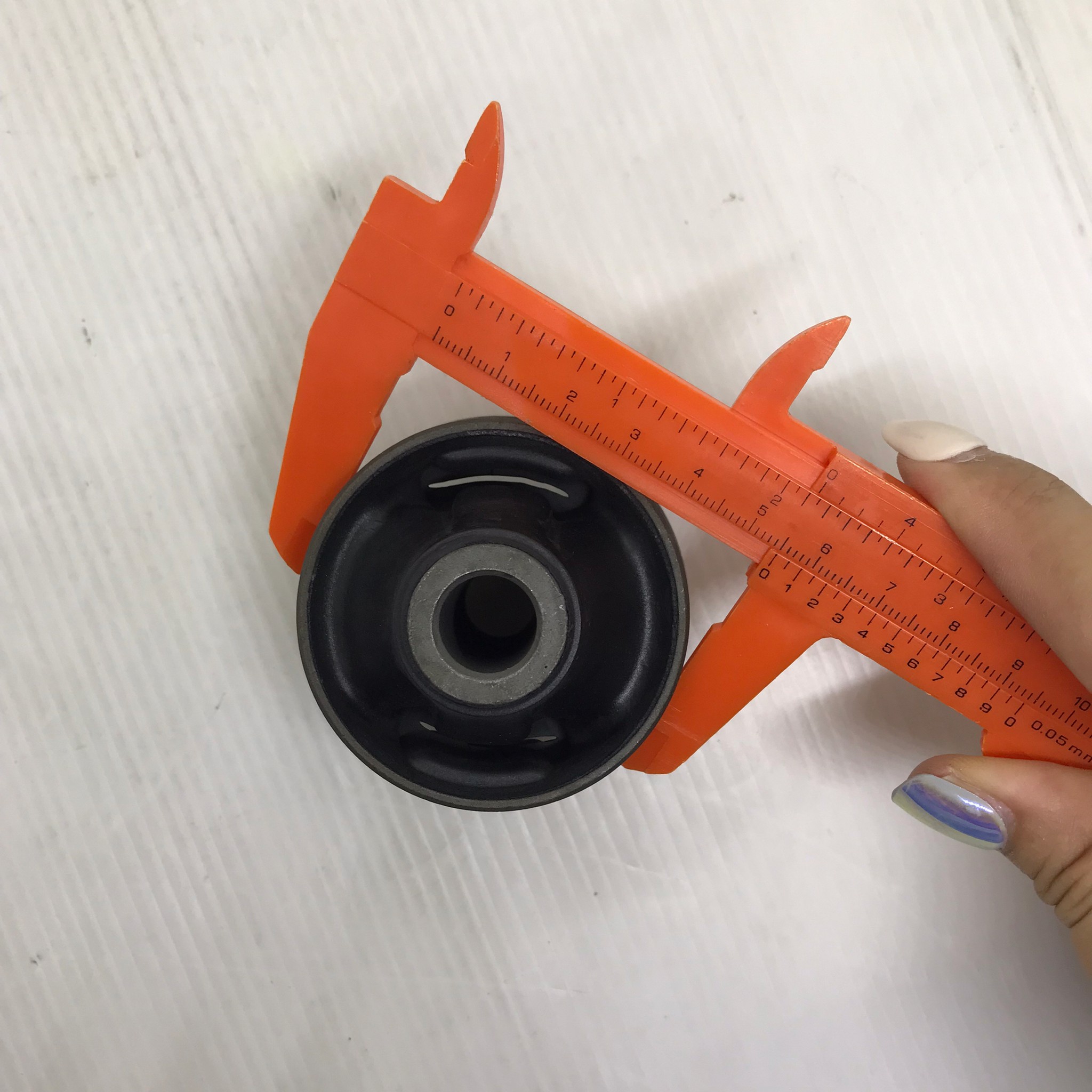 (1ตัว) บู๊ชปีกนก TOYOTA ตัวล่าง ตัวใหญ่ VIOS ปี 2003-2006 / YARIS ตัว ล่าง โตโยต้า วีออส ยาริส / LOWER / BIG ARM BUSHING ยี่ห้อ RBI / เบอร์ 48655-0D060 / 48655-52010 / T24NC42WB