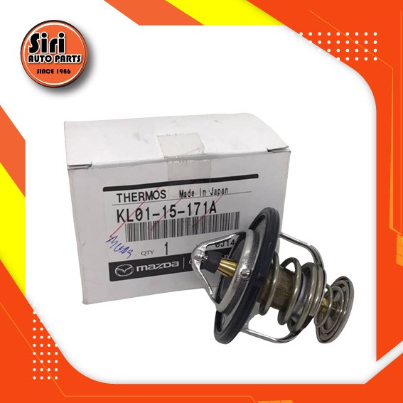 (แท้ศูนย์) (ประกัน 1 เดือน) วาล์วน้ำ FORD RANGER, FIGHTER, BT50 2006-2011,MAZDA2 (ZY) ปี 2009-2014,MAZDA3 ปี05 (เครื่อง1.6) 82 องศา KL01-15-171A