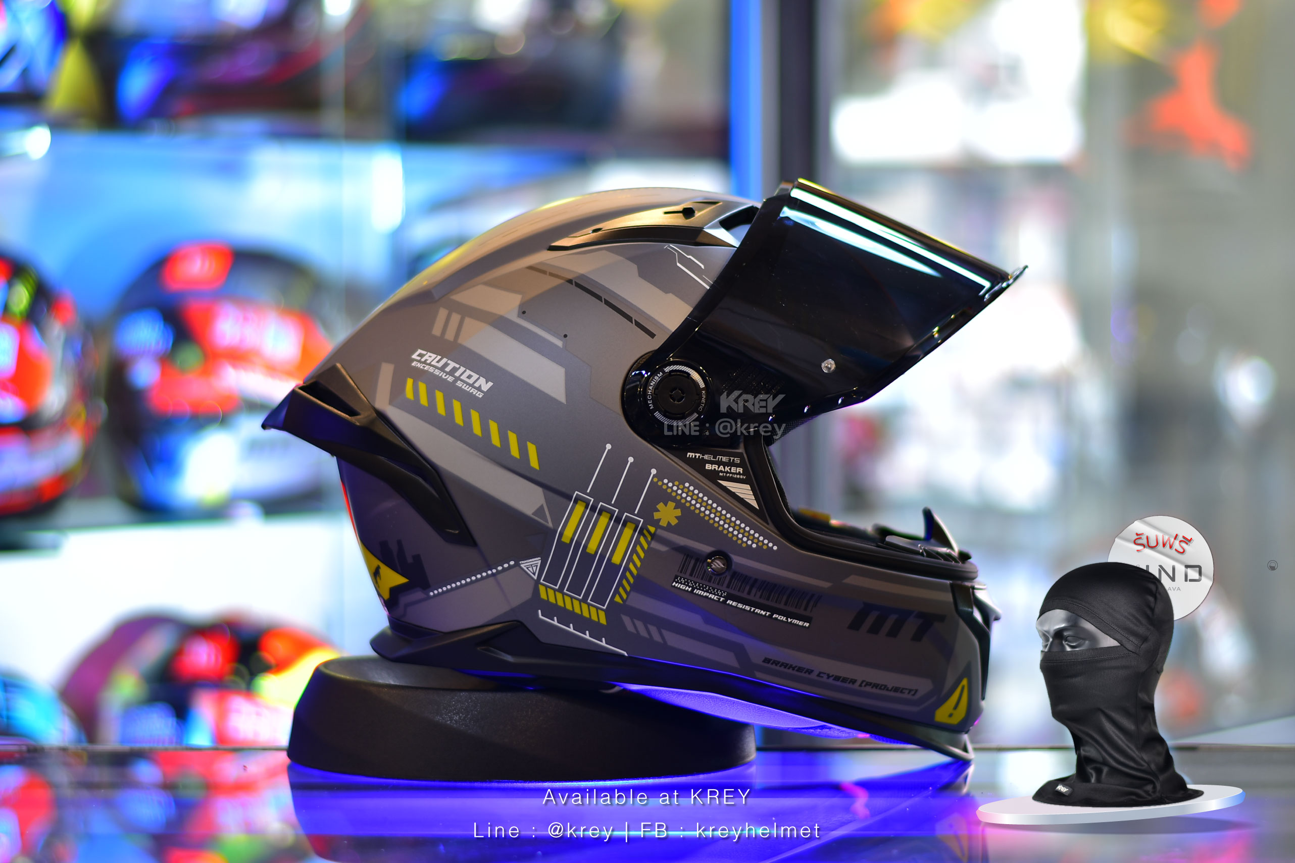 MT model BRAKER SV CYBER MATT GREY