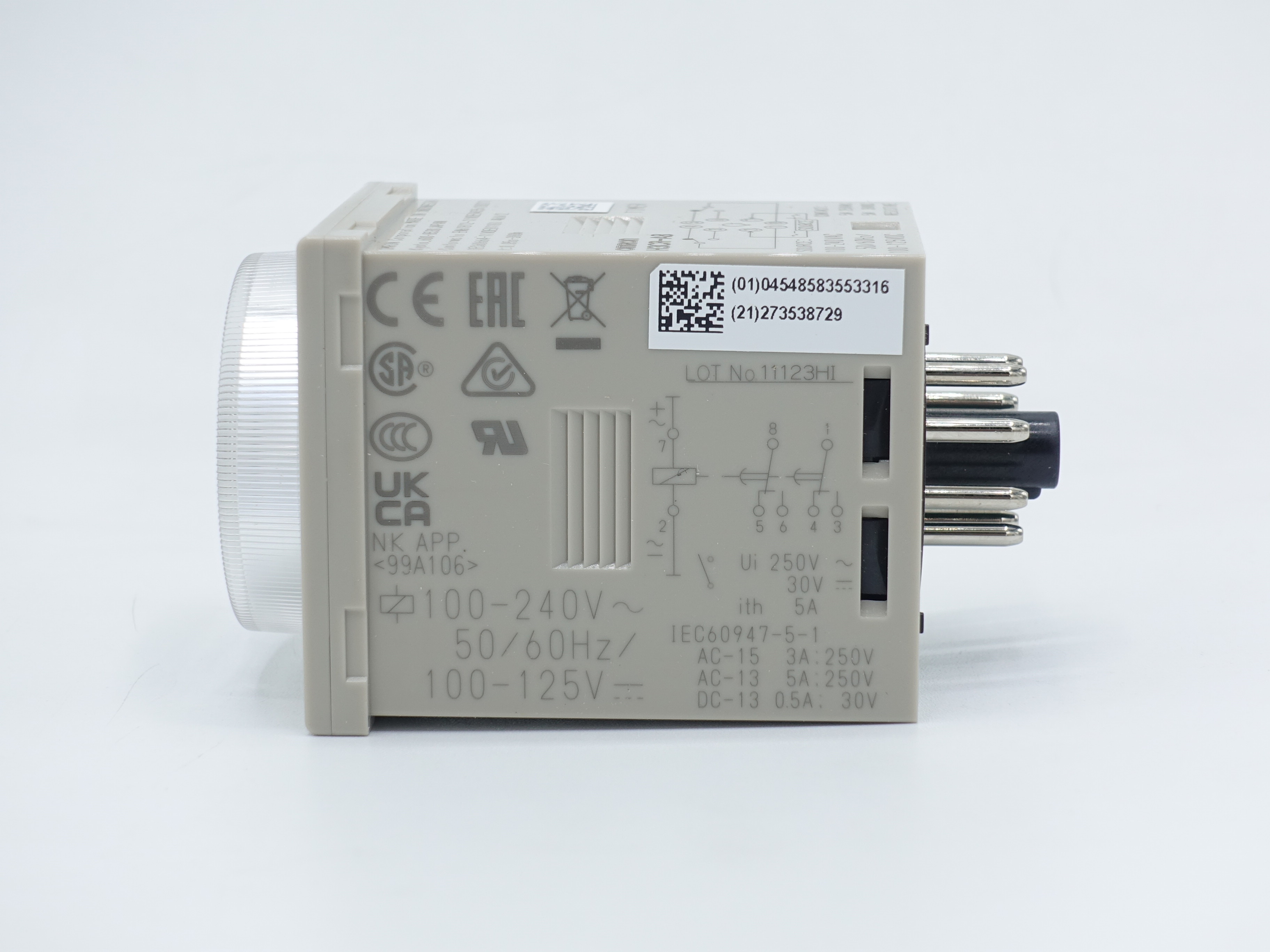 ทามเมอร์หน่วงเวลา H3CR-A8 220V Omron