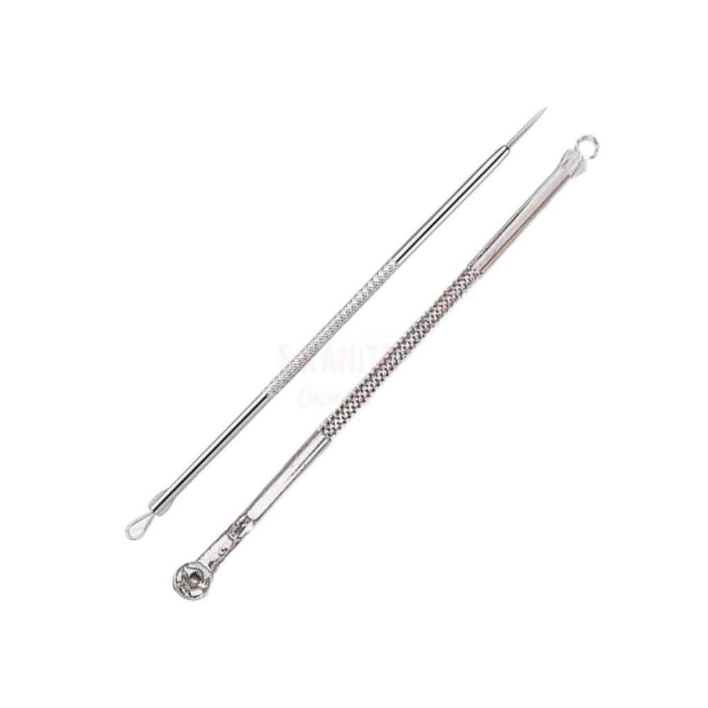 กดสิวสแตนเลสแบบสองหัว(1ชิ้น)Comedone Extractor(1 piece)