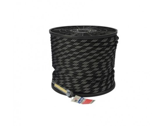 เชือกโรยตัวสีขาว-ดำ 11mm x 100m ยี่ห้อ YAMADA