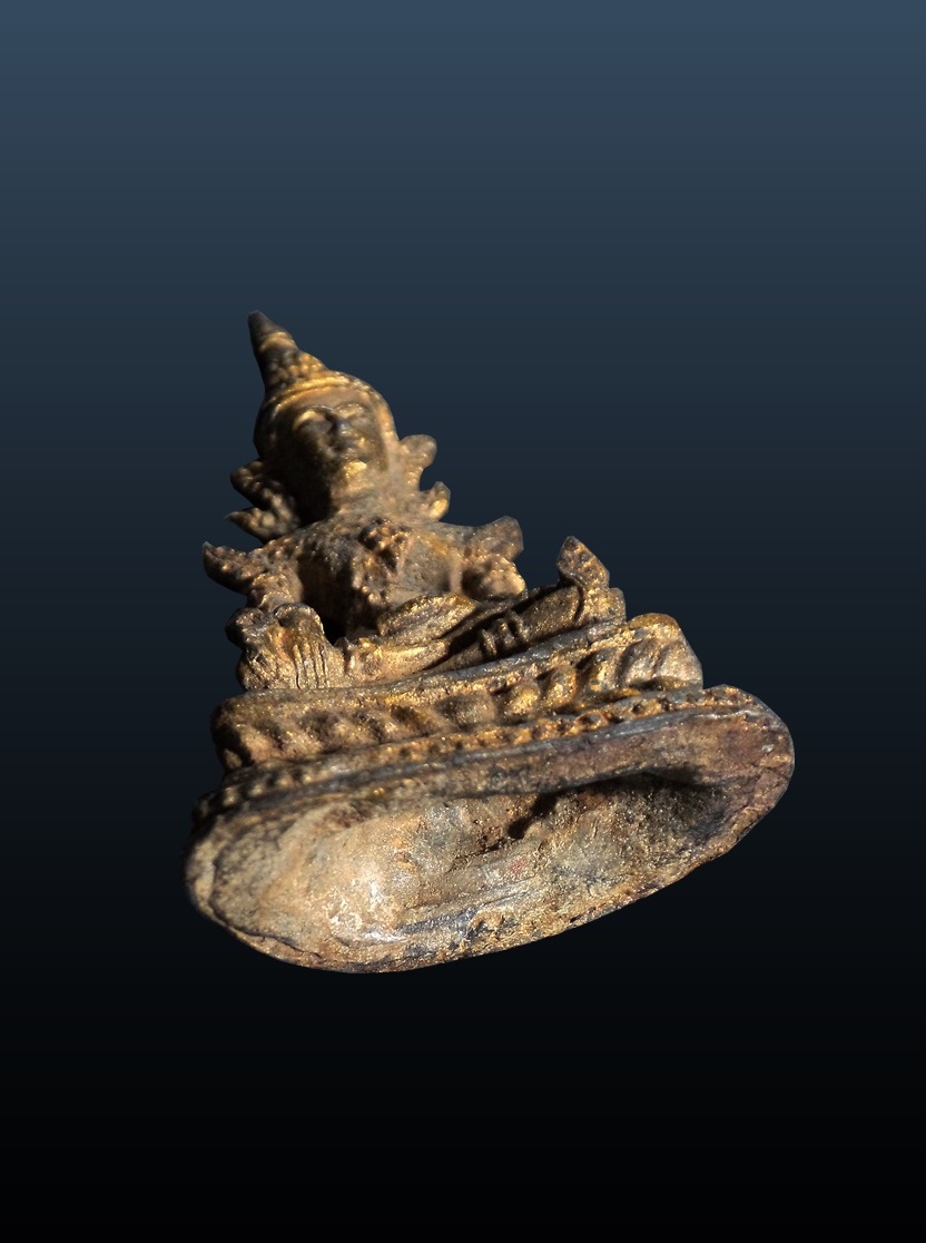 พระบูชารัตนะทรงเครื่อง พิมพ์เล็ก ฐานล่าง2นิ้ว สูง3นิ้ว