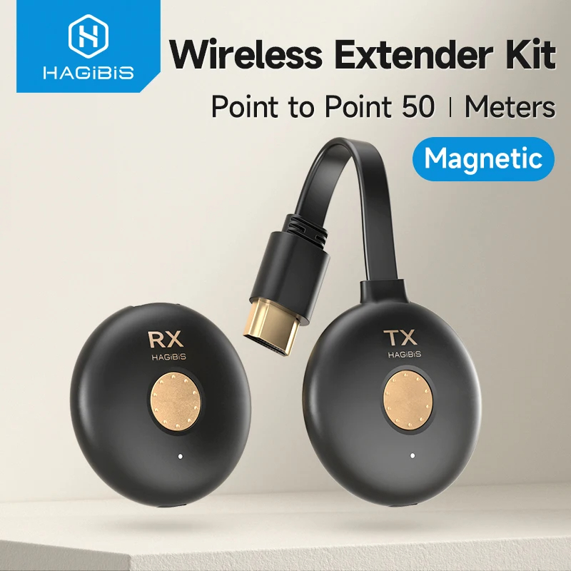 Hagibis G10Wpro ไร้สาย HDMI Video Transmitter & Receiver Extender ตัวเล็ก พกพาสะดวก