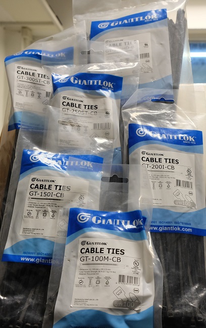 เคเบิ้ลไทร์ Cable Tie "Giantlok" สีดำ