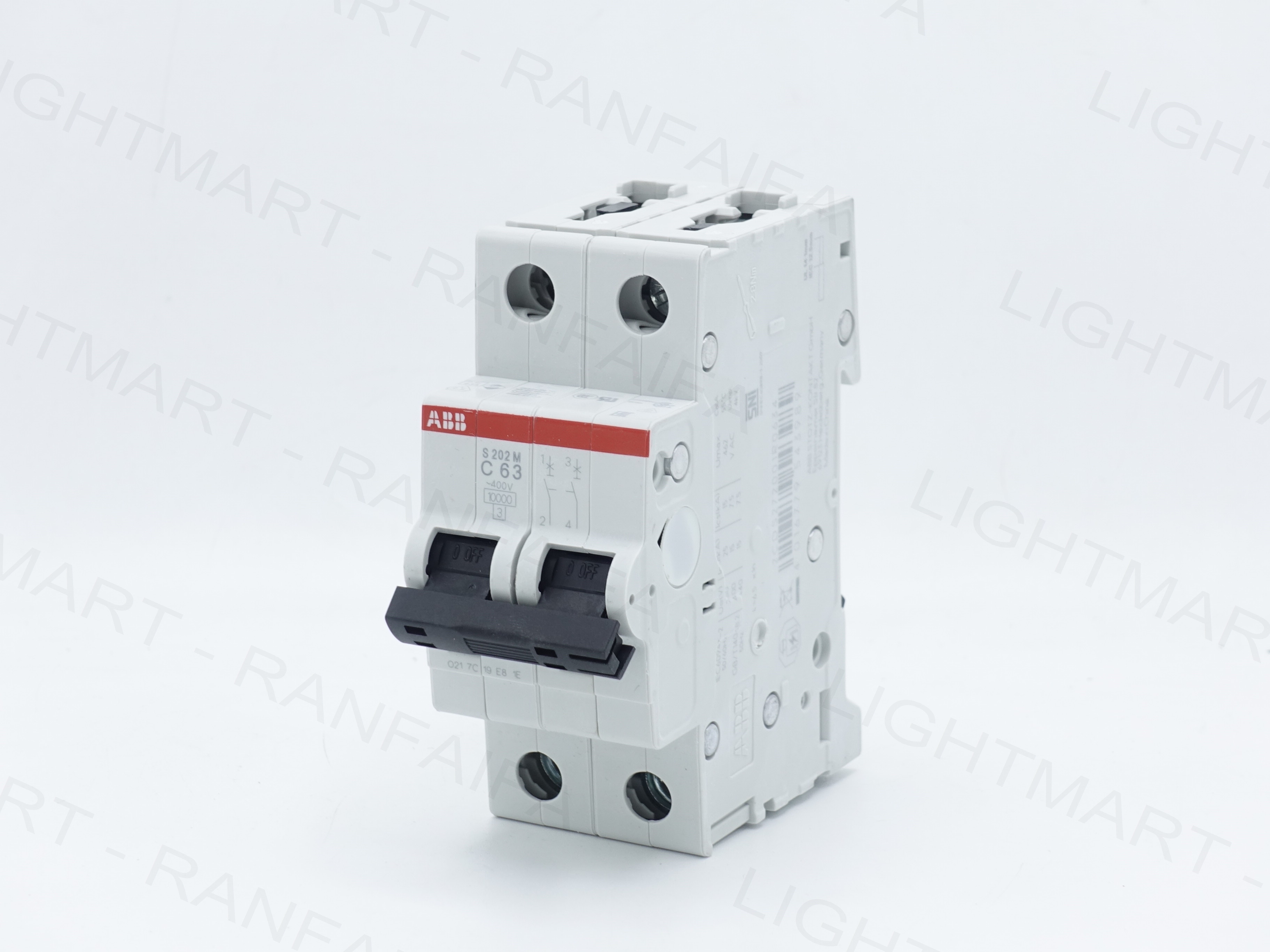 เมนเบรกเกอร์ 2P 6-63A "ABB"