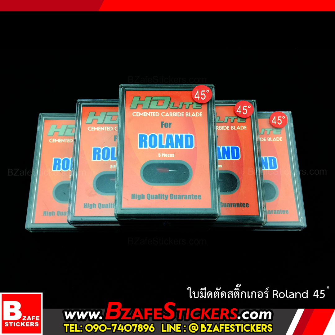 จำหน่าย ใบมีดตัดสติ๊กเกอร์ Roland ,Mimaki 30 องศา 45 องศา 60 องศา เจ้าใหญ่ของไทย ปลีก–ส่ง ราคาถูกที่สุด หลิน 090-7407896