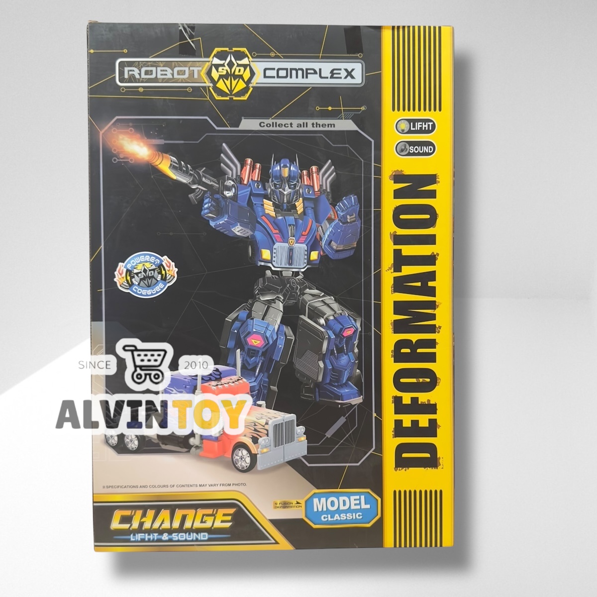 หุ่นยนต์ Optimas Transformer ขนาดความสูง 35 cm. (ตัวใหญ่) ขนาดกล่อง 48x33x15