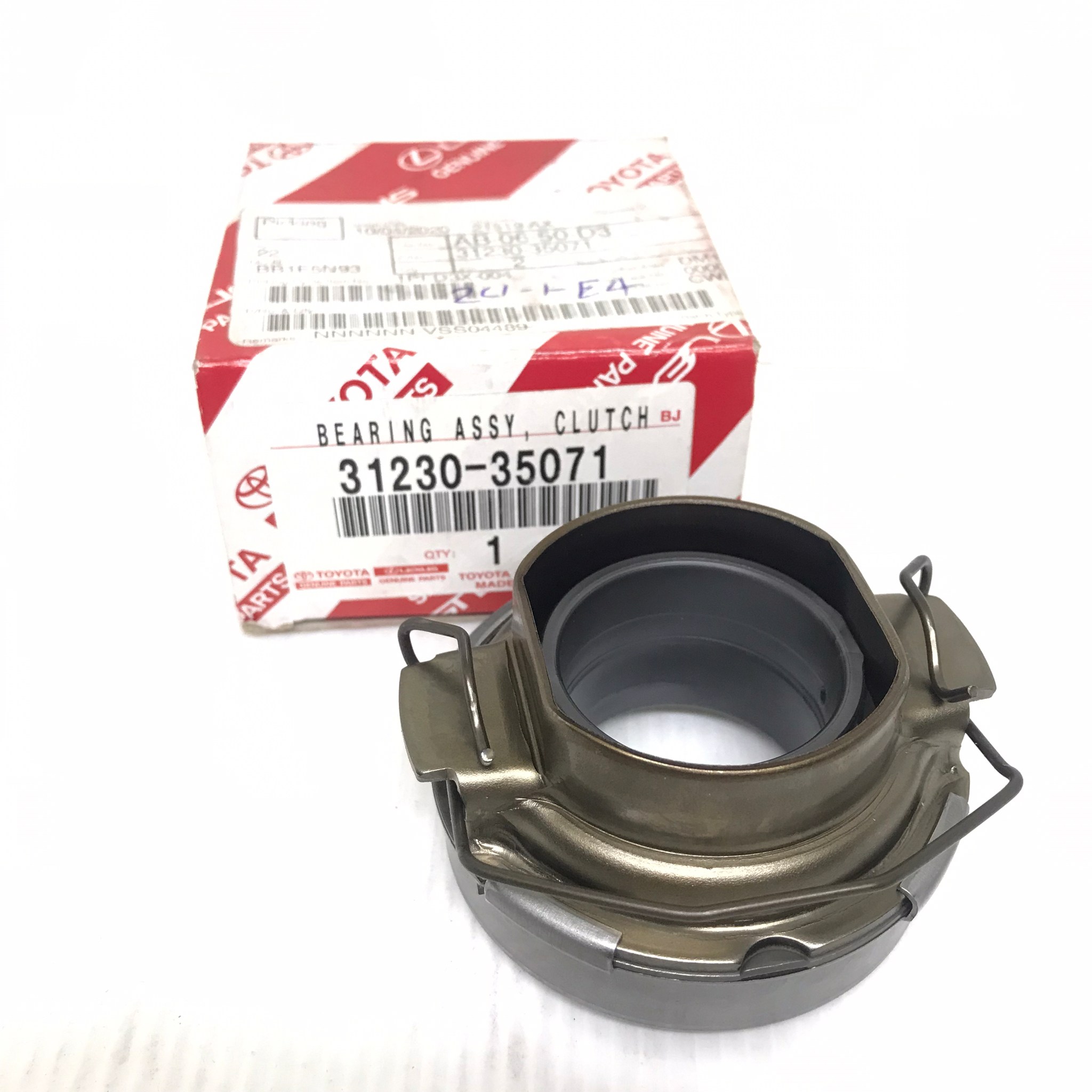 (แท้ศูนย์) ลูกปืนคลัทช์ TOYOTA 2TRFE / MTX ลูกปืนคลัทช์สูง / LH112 โตโยต้า ไมตี้เอ็ก / รถตู้เบนซิน เบอร์ 31230-35071 ยี่ห้อ TOYOTA (Clutch Bearing)