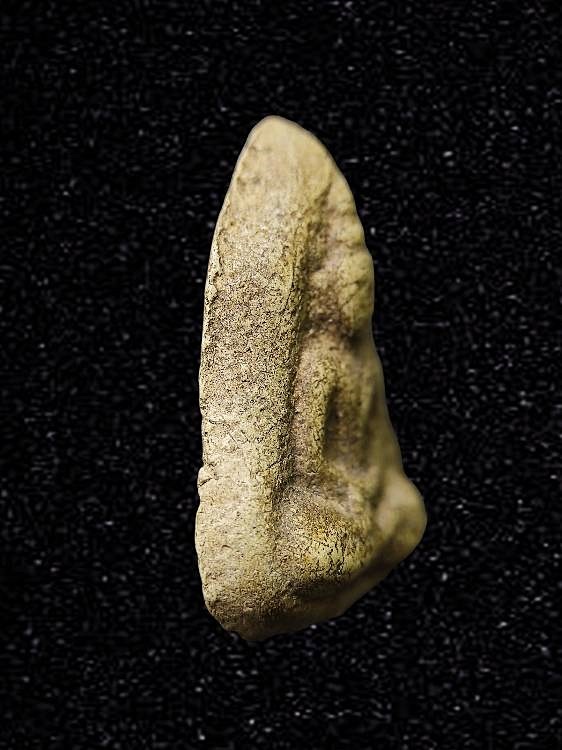 พระผงกลีบบัวหลังยันต์ เจ้าคุณสุนทรสมาจาร(พรหม) วัดกัลยาฯ กทม. ปี 2478