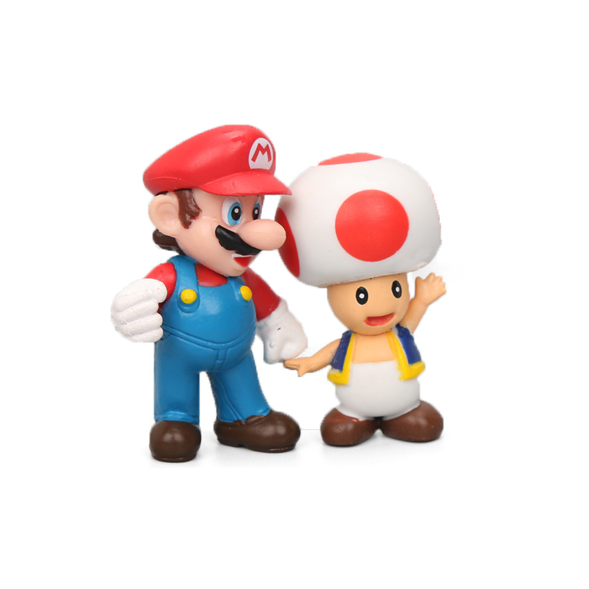 Figure Super Mario 6 ตัว