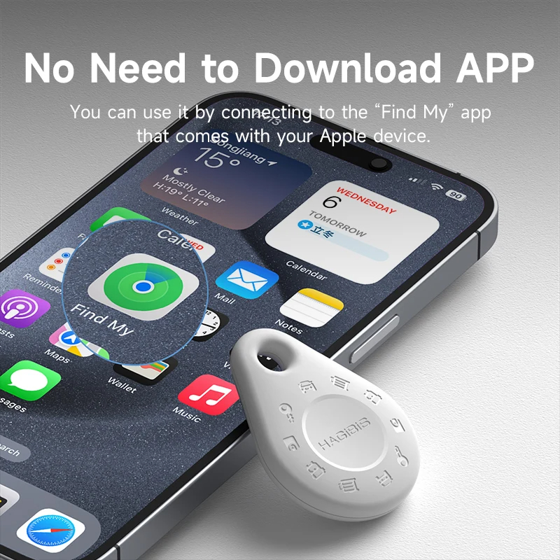 Hagbis FD01 Apple Find My Tracker gps ติดตาม ป้องกันของหาย