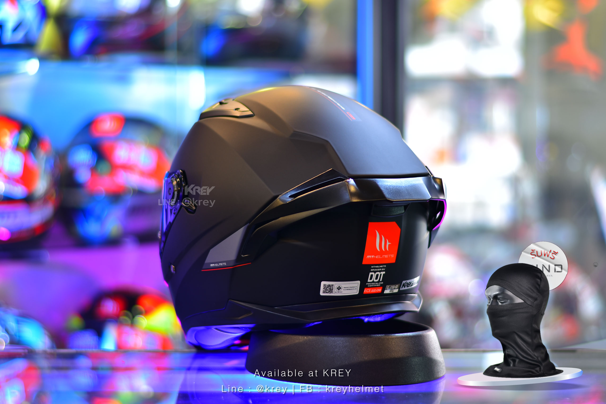 MT model BRAKER SV SOLID MATT BLACK