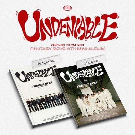 ( Pre-Order ) FANTASY BOYS 4th Mini Album [UNDENIABLE] random ver * ไม่มี Poster * วางจำหน่าย 21 / 3 / 2025