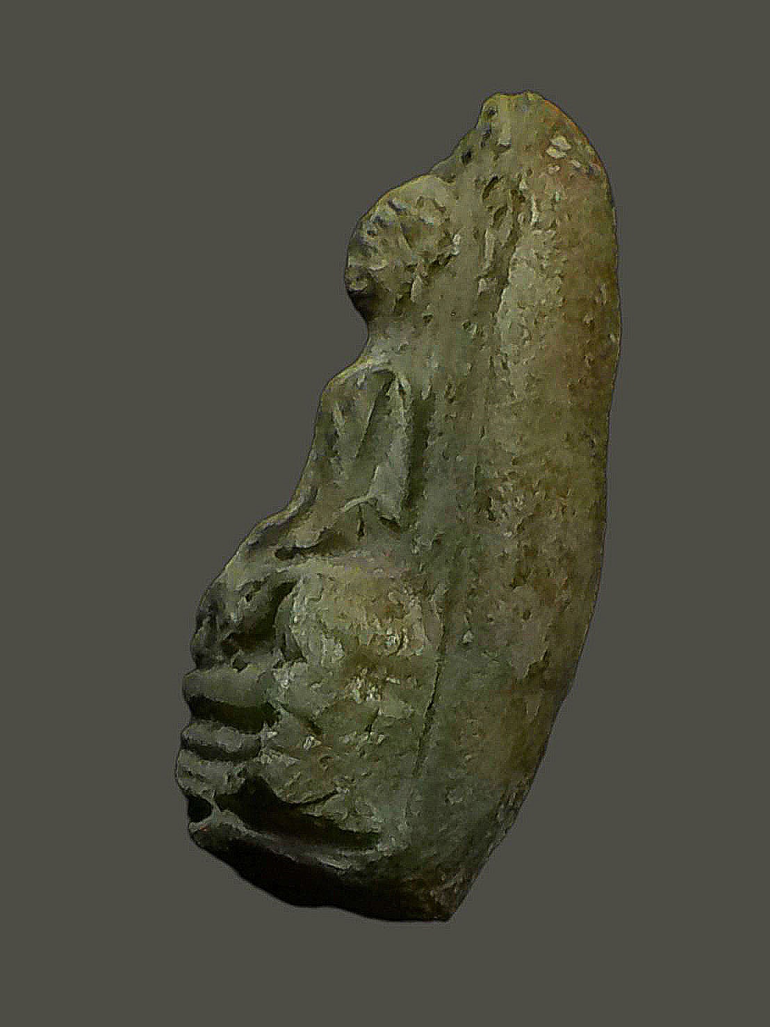 พระรอดหลังปั๊มวัดมหาวัน วัดมหาวัน ปี 2525 พิมพ์มารวิชัย เนื้อดิน จ.ลำพูน