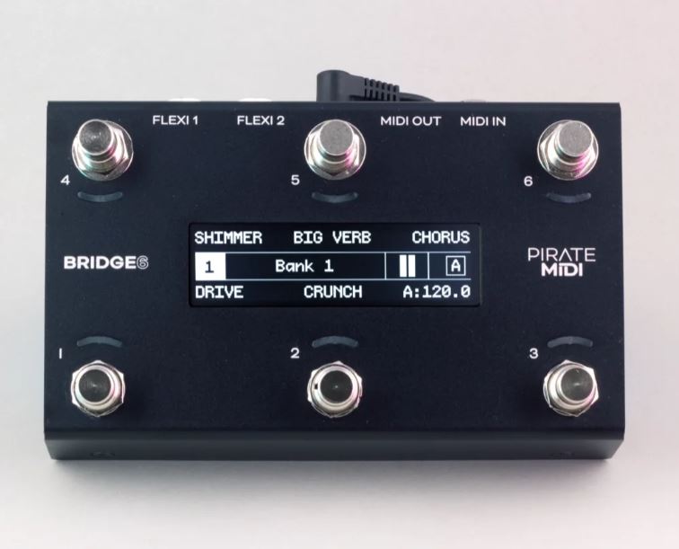 Pirate Midi Bridge 6 *ของแท้รับประกัน 1ปี* มิดิฟุตคอนโทรลเลอร์ Midi Foot Controller