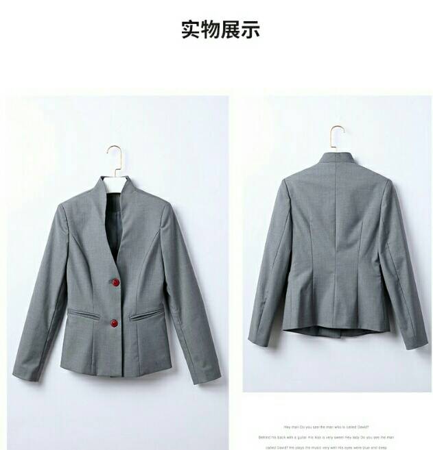 ชุดพนักงานต้อนรับ รีเซฟชั่นโรงแรมห้าดาว ชุดสูท