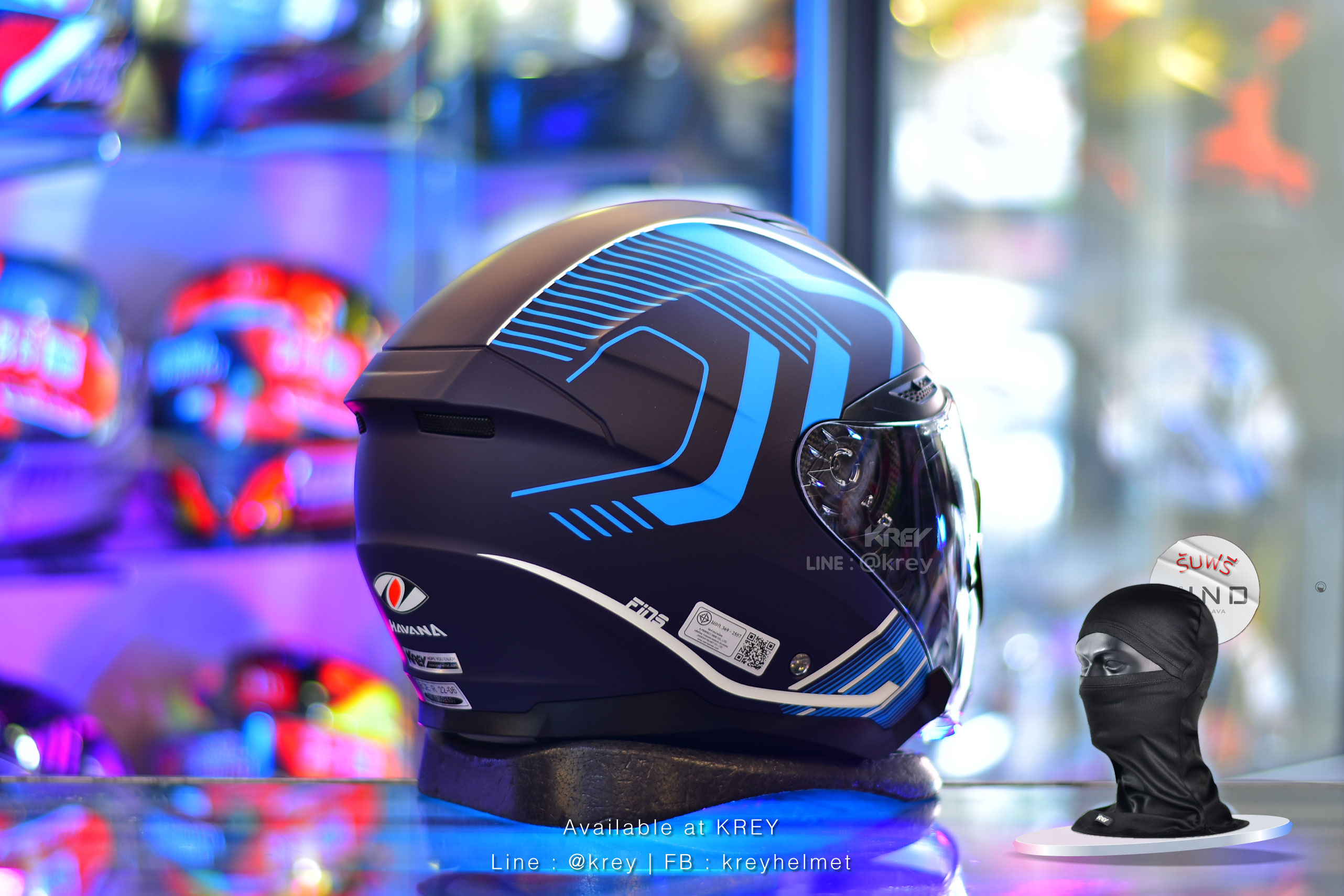 Real model Havana Fins Blue Matt