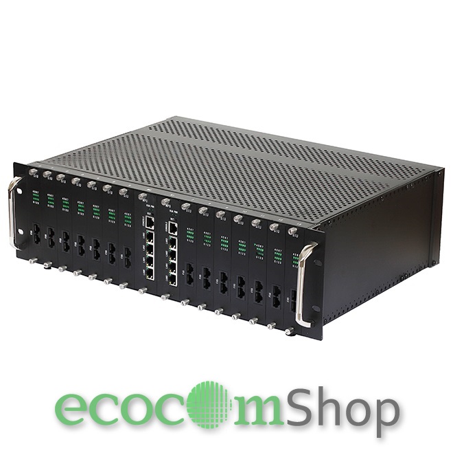 Dinstar DAG3000-112S อุปกรณ์แปลงสัญญาณโทรศัพท์ Analog เป็นระบบ IP แบบ 112 สายใน (Extension)