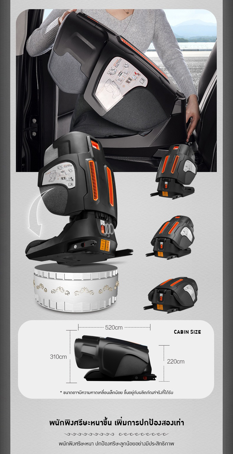 Welldon Booster รุ่น Cocoon Trip (สำหรับ 3 - 12 ปี)