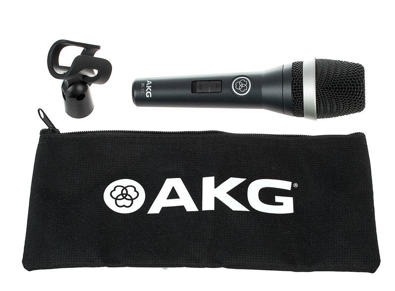 AKG D5 CS *ของแท้รับประกันศูนย์* ไมค์ร้องไดนามิก Cardioid, 20 Hz-17 kHz, สวิทช์เปิด/ปิด, ฟรี กระเป๋า/ตัวยึดขาไมค์