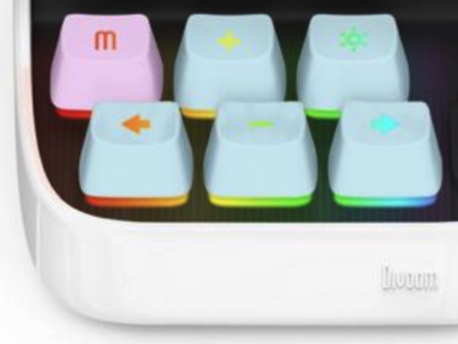 อะไหล่ ปุ่ม Key Cap ของ Divoom Ditoo Pro สีขาว White