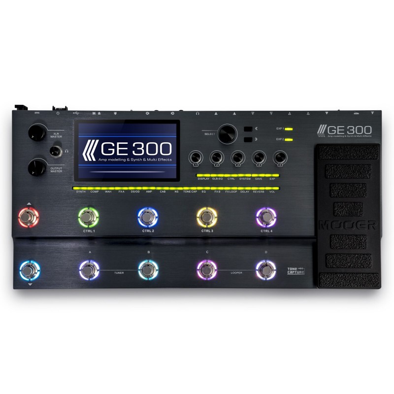 Mooer GE300 *ของแท้รับประกันศูนย์* มัลติเอ็ฟเฟ็กต์กีต้าร์/แอมป์โมเดลลิ่ง, 108 Amp, 164 Fx, Tone capture,IR, บันทึกเสียงลงคอมฯ ได้
