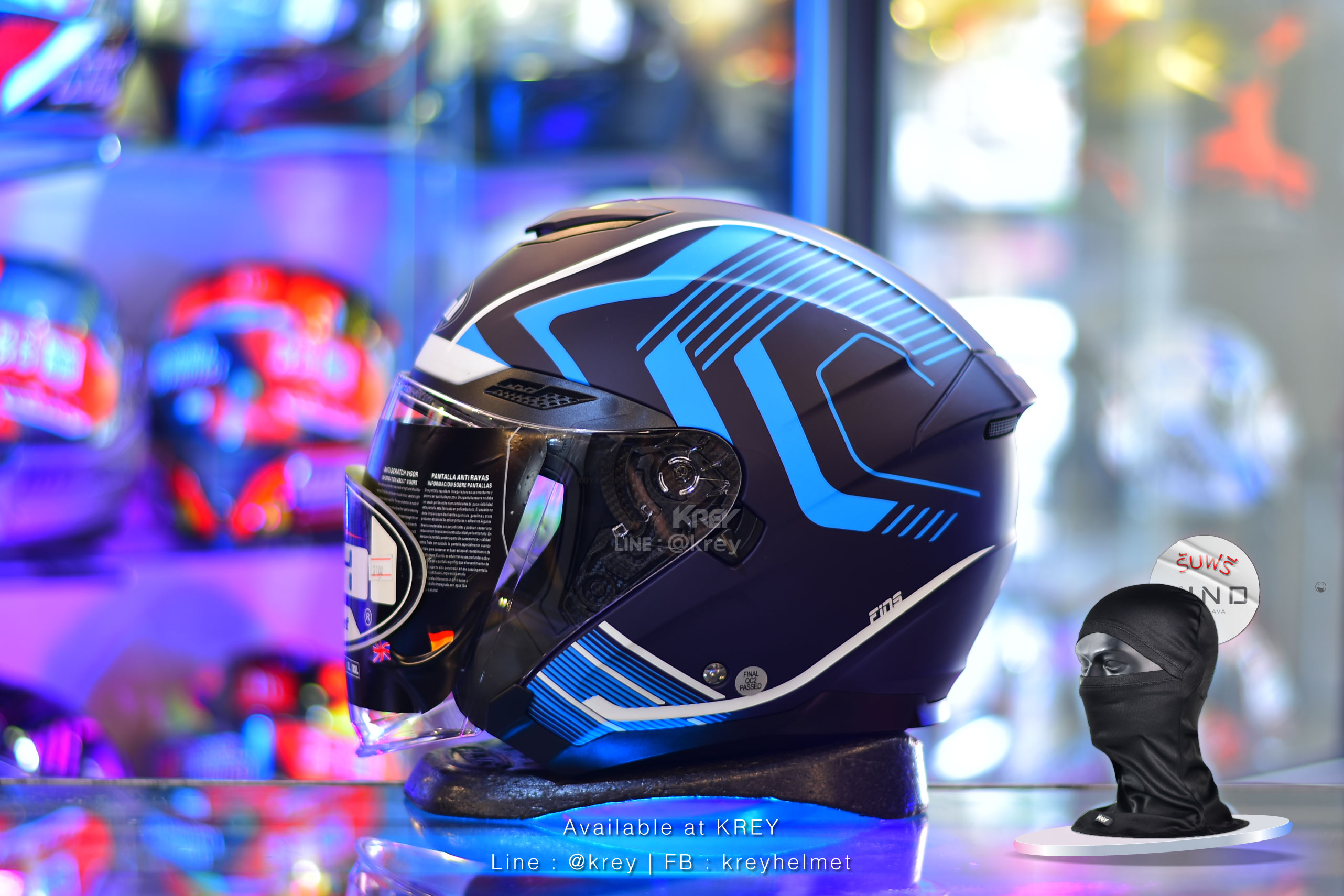 Real model Havana Fins Blue Matt