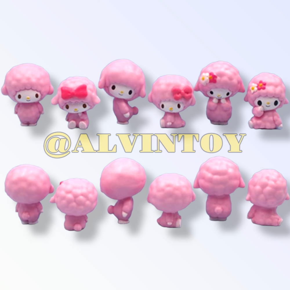 โมเดล มายเมโลดี้ เซ็ต 6 ตัว ขนาดความสูง 3-3.5 ซม. งานสวย