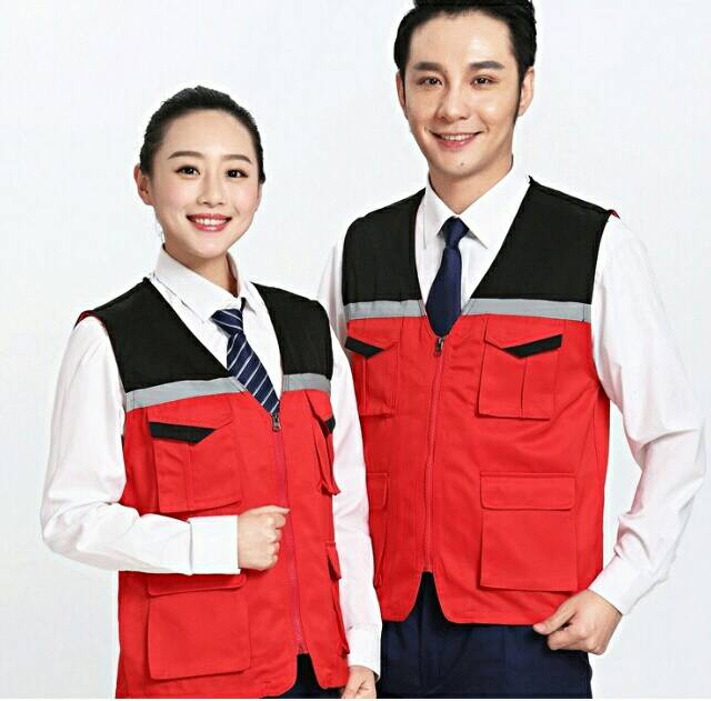 เสื้อกั๊กช่าง ชุดฟอร์มช่าง ชุดช่างไฟฟ้า วิศวกร ช่างโรงงาน