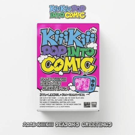 ( Pre-Order ) KiiiKiii SEASON'S GREETINGS 2026 [KiiiKiii POP INTO COMIC] ** สั่งเกิน 1 ชิ้นบวกค่าส่งเพิ่มชิ้นละ 20 บาท เนื่องจากสินค้าหนัก ** จำนวนจำกัด ** วางจำหน่าย 12 / 12 / 2025