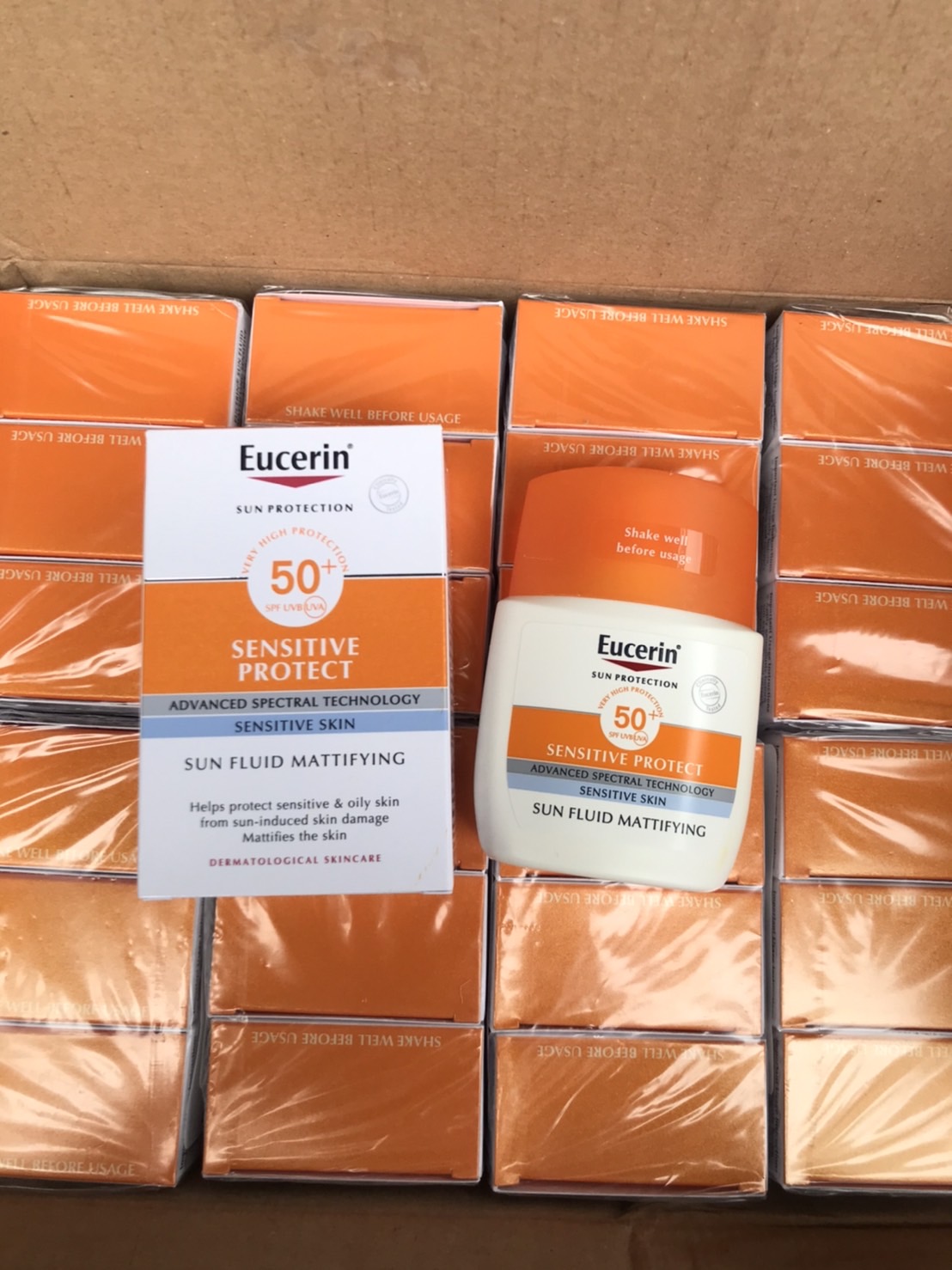 Eucerin Sun Fluid Sensitive Protect SPF50+ 50 ml.