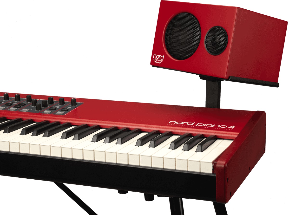 Nord Piano Monitors V2 (Pair/คู่) *ของแท้รับประกัน 1ปี* ลำโพงมอนิเตอร์ พร้อมขายึดคีย์บอร์ด (with Monitor Brackets)